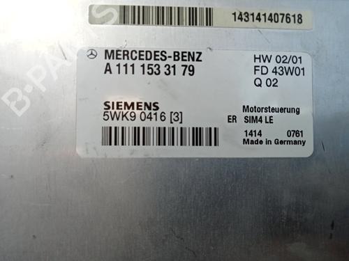 Engine control unit (ECU) MERCEDES-BENZ C-CLASS Coupe (CL203) C 230 Kompressor (203.747) | BP16509102M57 