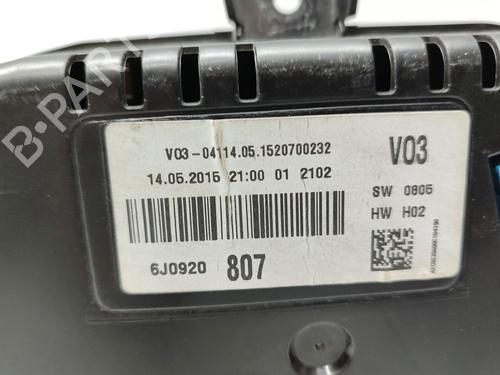 Instrument cluster SEAT IBIZA IV (6J5, 6P1) 1.2 | BP17626524C47 