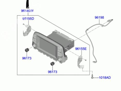 Display HYUNDAI KONA (OS, OSE, OSI) [2017-2023]  23572231
