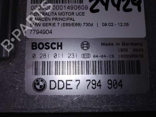 Engine control unit (ECU) BMW 7 (E65, E66, E67) 730 d | BP16505106M57 