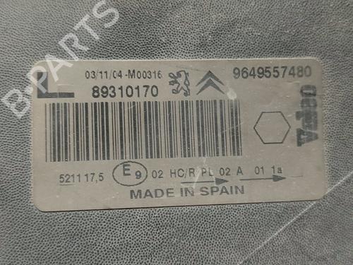 Left headlight CITROËN XSARA PICASSO (N68) 2.0 HDi | BP22275825C28 