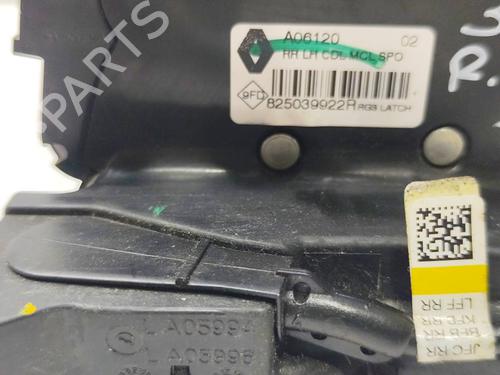 Rear left lock RENAULT MEGANE IV Hatchback (B9A/M/N_) 1.5 dCi 110 (B9A3) | BP27185264C100 