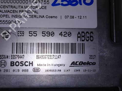 Engine control unit (ECU) OPEL INSIGNIA A Sports Tourer (G09) 2.0 CDTI (35) | BP16504673M57 