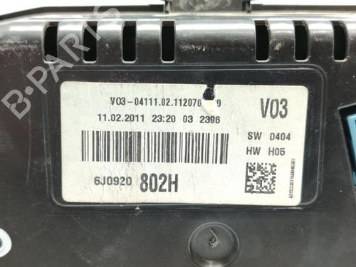Instrument cluster SEAT IBIZA IV (6J5, 6P1)  | BP16506444C47 