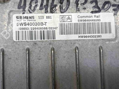 Engine control unit (ECU) PEUGEOT 307 (3A/C) 2.0 HDi 90 | BP37691027M57 - Image 3