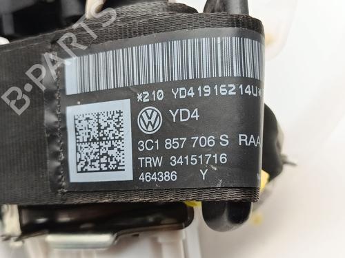 Front right seatbelt VW PASSAT B7 (362) | BP33660338I25 - Image 3