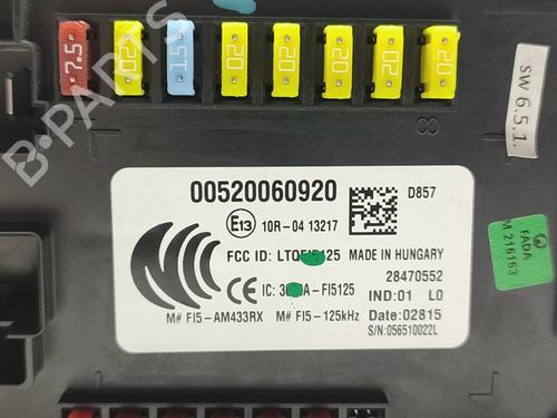 Electronic module FIAT 500X (334_) | BP31339872M83