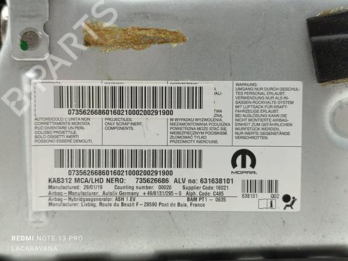 Airbag Kit FIAT 500 (111_, 101_, 110_)  | BP22555382C86 