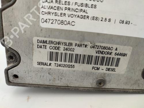Fuse box CHRYSLER VOYAGER II (ES) 2.5 i | BP28314523E1 