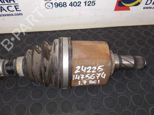 Left front driveshaft NISSAN QASHQAI II SUV (J11, J11_)  | BP16504924M38 