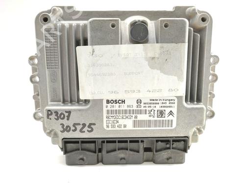 Used Engine control unit (ECU) PEUGEOT 307 (3A/C) 1.6 HDi (90 hp) 16510759