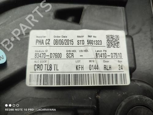 Rear left window mechanism HYUNDAI TUCSON (TL, TLE) 1.7 CRDi | BP17766532C24 