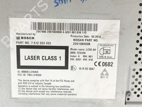 Electronic module NISSAN JUKE (F15)  | BP29923915M83 