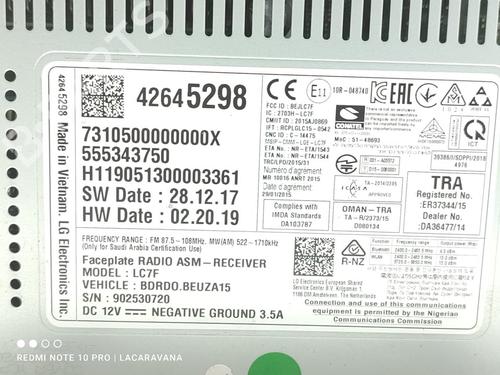 Electronic module OPEL CORSA E (X15) | BP20702847M83