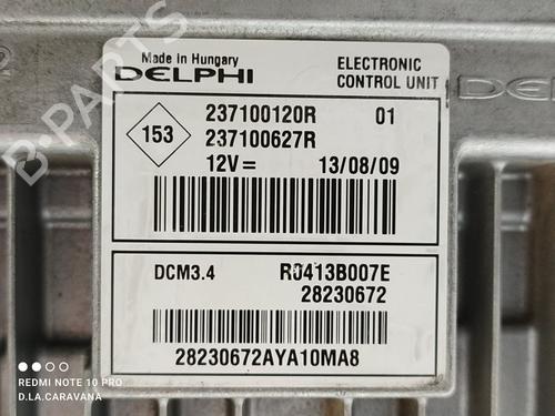 Engine control unit (ECU) RENAULT MEGANE III Hatchback (BZ0/1_, B3_) 1.5 dCi | BP18134691M57 