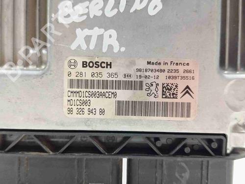 Engine control unit (ECU) CITROËN BERLINGO (ER_, EC_) 1.5 BlueHDi 130 (ECYHZJ, ECYHZR) | BP39991704M57 - Image 2