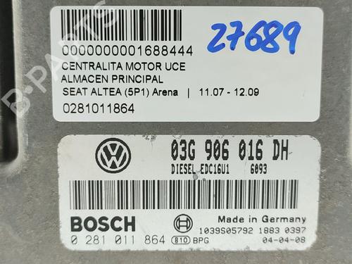 Engine control unit (ECU) SEAT ALTEA (5P1)  | BP16507046M57 