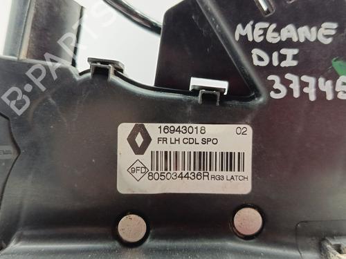 Front left lock RENAULT MEGANE IV Hatchback (B9A/M/N_) 1.5 dCi 110 (B9A3) | BP31975545C98