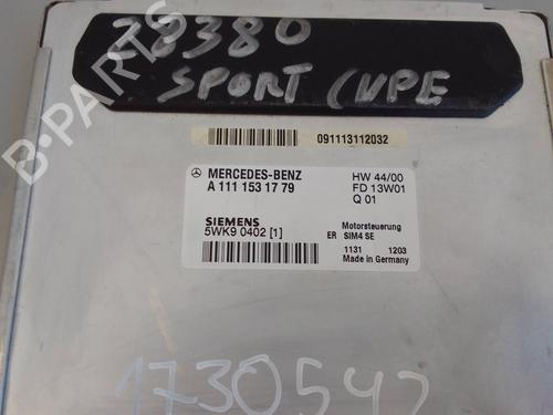 Engine control unit (ECU) MERCEDES-BENZ C-CLASS Coupe (CL203) C 180 (203.735) | BP16507417M57 