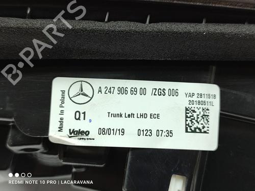 Left tailgate light MERCEDES-BENZ B-CLASS Sports Tourer (W247) B 200 4-matic (247.088) | BP29532872C79 