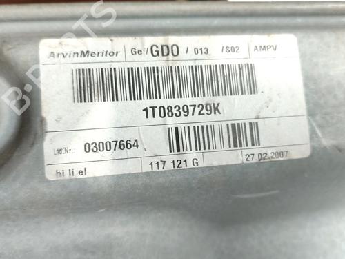Rear left window mechanism VW TOURAN (1T1, 1T2) 1.9 TDI | BP21167238C24 