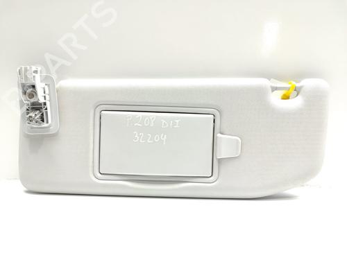 Used Left sun visor PEUGEOT 208 I (CA_, CC_) 1.4 HDi (68 hp) 16515028