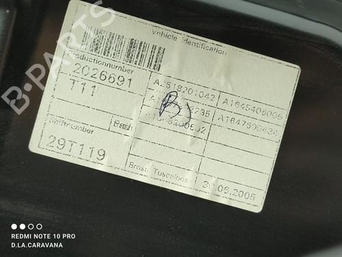 Rear right window mechanism MERCEDES-BENZ M-CLASS (W164) ML 320 CDI 4-matic (164.122) | BP16726190C25 
