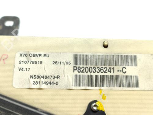 Instrument cluster RENAULT KANGOO (KC0/1_) 1.5 dCi | BP17047077C47 