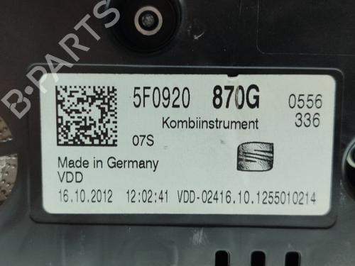Instrument cluster SEAT LEON (5F1)  | BP17858853C47 