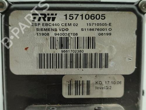 ABS pump PEUGEOT 407 (6D_) 1.6 HDi 110 (6D9HZC, 6D9HYC) | BP16508896M43 
