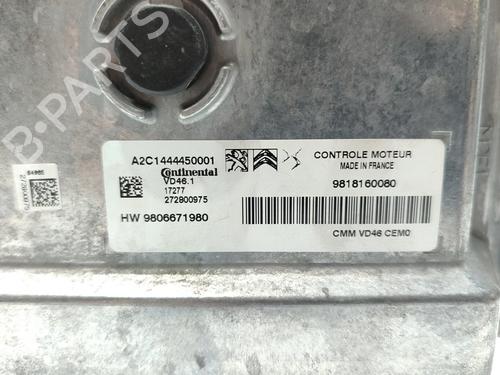 Engine control unit (ECU) PEUGEOT 308 II (LB_, LP_, LW_, LH_, L3_)  | BP19804411M57 
