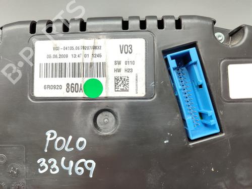 Instrument cluster VW POLO V (6R1, 6C1) 1.4 (6R1) | BP17622308C47 