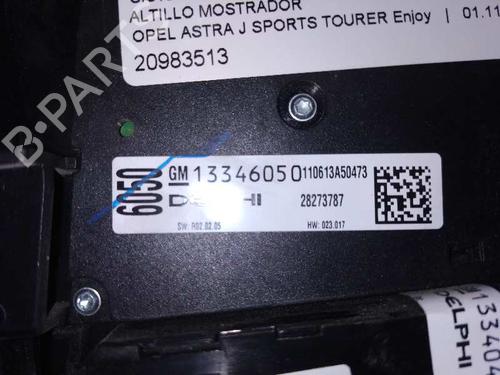Radio OPEL ASTRA J Sports Tourer (P10)  | BP16505373E6 