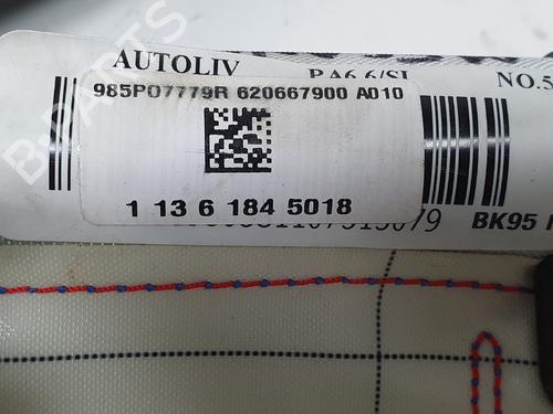 Right curtain airbag RENAULT MEGANE III Grandtour (KZ0/1)  | BP16615226C12