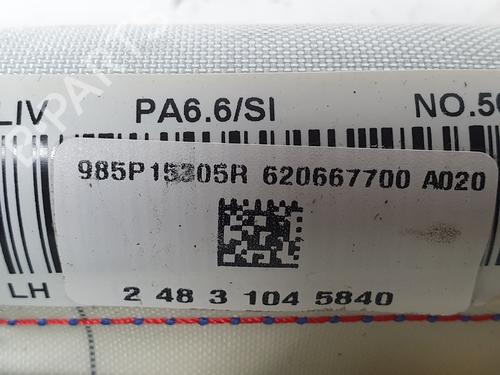 Venstre gardin kollisjonspute RENAULT MEGANE III Grandtour (KZ0/1)  | BP16615495C11