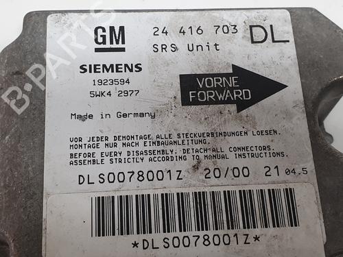 ECU airbags OPEL ASTRA G Estate (T98) | BP16615585M53