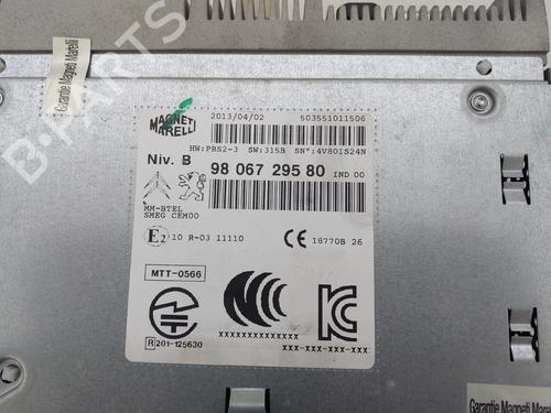 Radio PEUGEOT 208 I (CA_, CC_) 1.2 VTI 82 | BP27293142E6