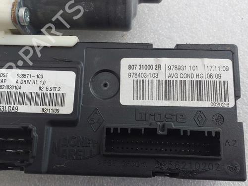 Front left window mechanism RENAULT LAGUNA III Grandtour (KT0/1) 1.5 dCi (KT0A, KT0R, KT02) | BP28102072C22 