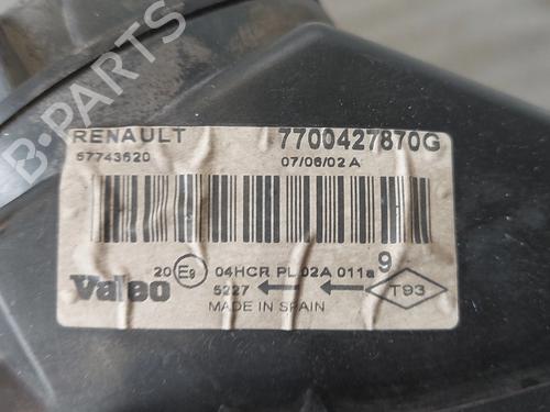 Right headlight RENAULT MEGANE I (BA0/1_) 1.4 16V (BA0D, BA1H, BA0W, BA10) | BP28674337C29 