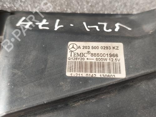 Radiator fan MERCEDES-BENZ C-CLASS (W203) C 180 Kompressor (203.046) | BP29202048M35 