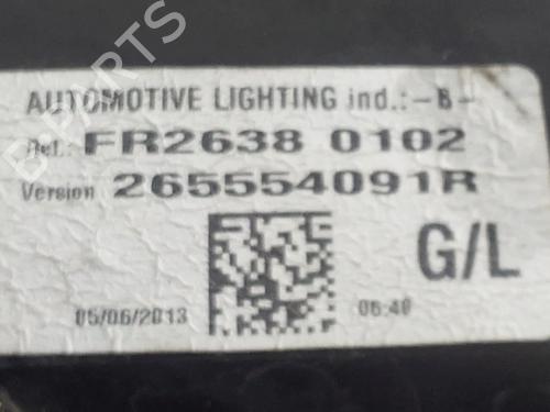 Venstre baglygte RENAULT CLIO IV (BH_) 0.9 TCe 90 (BHNF, BHMA, BHMH, BHJK, BHJR) | BP27256281C34