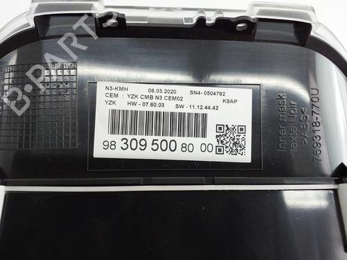 Instrument cluster PEUGEOT PARTNER Box Body/MPV (K9) 1.5 BlueHDI 130 | BP29806701C47 