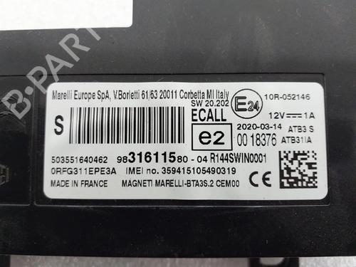 Electronic module PEUGEOT PARTNER Box Body/MPV (K9) 1.5 BlueHDI 130 | BP29806704M83 