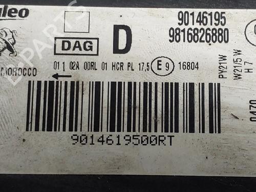 Right headlight PEUGEOT PARTNER Box Body/MPV (K9) 1.5 BlueHDI 130 | BP29813471C29 