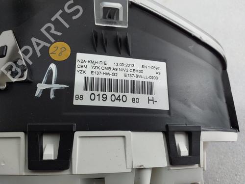 Instrument cluster PEUGEOT 208 I (CA_, CC_) 1.4 HDi | BP29823873C47 