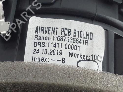 Luftventilen RENAULT ZOE (BFM_) ZOE (BFMC, BFMD) | BP29970986I21