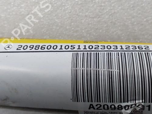 Left curtain airbag MERCEDES-BENZ CLK (C209) CLK 240 (209.361) | BP30136045C11 