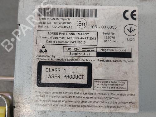 Radio TOYOTA AURIS Estate (_E18_) 1.8 Hybrid (ZWE186_, ZWE186R, ZWE186H) | BP30320651E6 