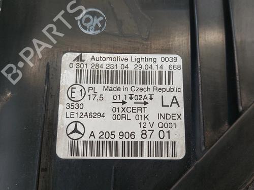 Left headlight MERCEDES-BENZ C-CLASS (W205) C 220 d 4-matic (205.005) | BP30320655C28