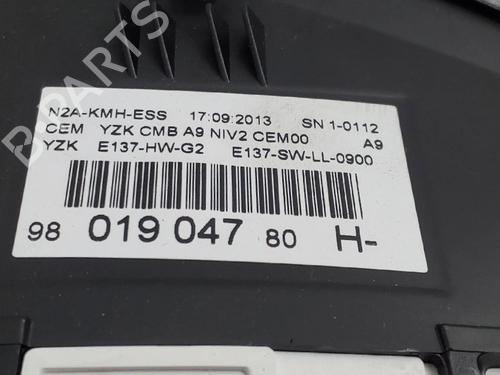 Instrument cluster PEUGEOT 208 I (CA_, CC_) 1.2 VTI 82 | BP31309028C47 